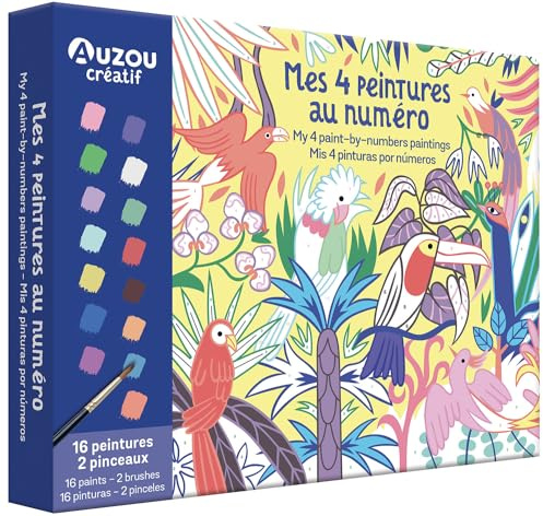 Mon coffret d'artiste - mes 4 peintures au numéro : merveilleuse nature