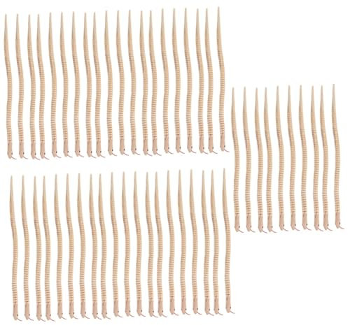 Alasum 50 Stück Künstliche Holzschlange Biegbare Schlange Kinderspielzeug Krabbelspielzeug Plüschschlange Geburtstagsparty Dekorationen Schlangendekorationen Krabbenspielzeug