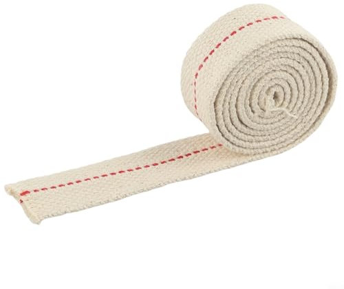 Aprilsunnyzone Mèches de lampe à huile, pour éclairage de brûleur à kérosène, lanternes en coton, lampe à pétrole, lanterne à pétrole, lanterne cosmos (2,5 cm x 1 m)