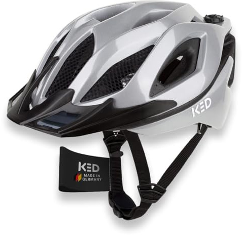 KED Offroad Fahrradhelm Spiri II Trend K-Star Pure / 52-58 (M) K-Fit Black Clear Rastersteckschloss Insektenschutznetz QUICKSTOPP Gurtenlängeneinstellung maxSHELL Technologie