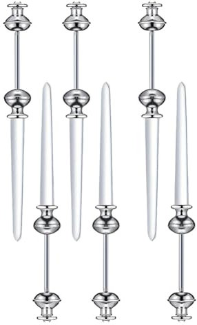 Yominerr Aprilettere con Manico Arrotondato e Perline, Taglierino Lettere In Metallo Perline, Adatto per Regali Fai da Te per Casa e Ufficio.