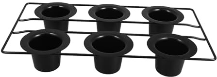 VICASKY Nonstick Cup Muffin Pan Thick Carbon Steel Baking Mold for Muffins Cupcakes Puddings Effortless Food Release for Home Baking Special Occasions