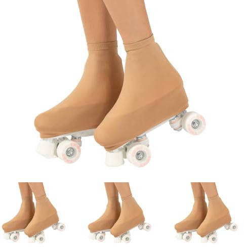 CALZITALY Cubrepatines para niña y mujer, protección para patines de niña, protector de patinaje unisex 130 denier, talla 28 a 42, fabricado en Italia