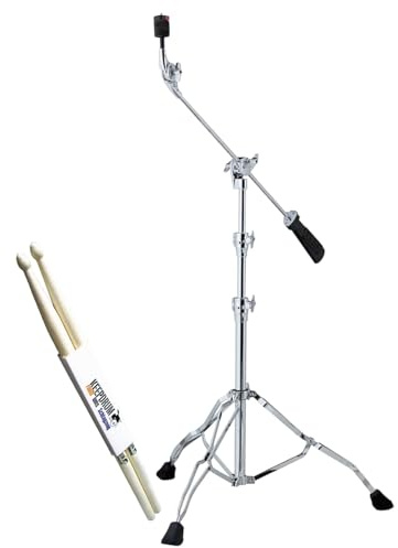 Tama HC84BW Galgen-Beckenständer mit keepdrum Drumsticks