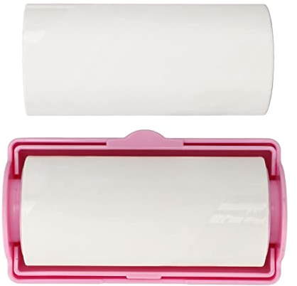 OEBUAFI Verktyg för Borttagning Av Nagelstämpelmönster Stark Viskositet Oljeabsorberande Papper Bekvämt Rengöringsmedel för Nagelkonst DIY Pink