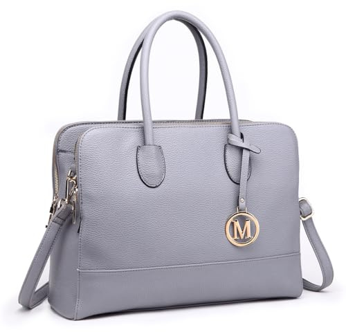 Miss Lulu Borsa Lavoro Donna Grande, Porta PC 13 Pollici, Borsa Università Impermeabile Tracolla Tote Pelle PU per Business Scuola Shopper