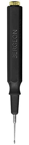 BERGEON Ölgeber – Anwendbar in Allen Bereichen, wo eine präzise Ölmenge genau platziert Werden muss – Einfache Handhabung – Mit 2 Ersatznadeln – Farbe: Schwarz