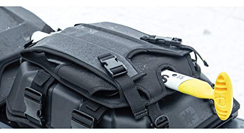 Polaris Snowmobile Shovel Jacket for Lock & Ride Flex Burandt Tunnel Bag, Black Waterproof Cargo Bag, Easy Install, Direct Attachment, Gives 2nd Snow Shovel Option, Genuine OEM - Part 2889322