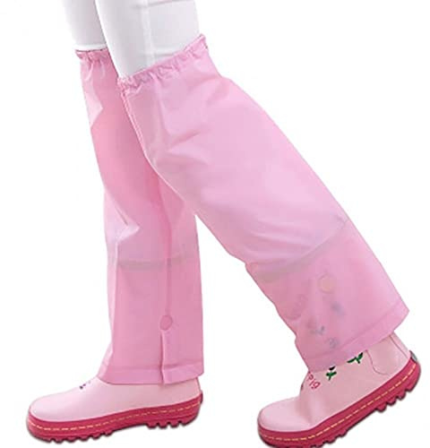 Danlai Enfants Pluie Pantalon Imperméable Boue Sale Proof Pantalon Jambières Imperméable Veau Vêtements De Pluie Housse De Pluie pour 3-10 Ans Enfants
