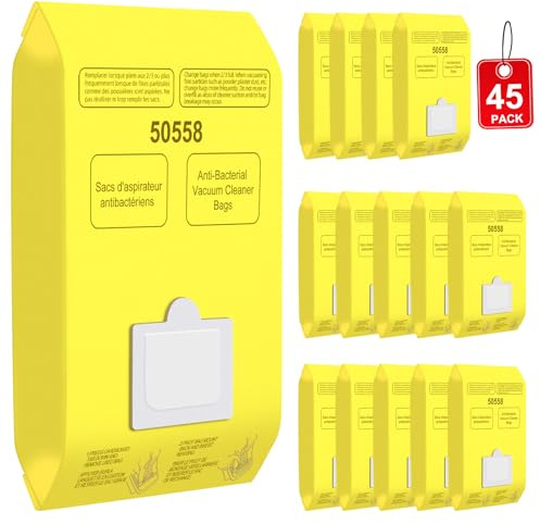 45 Pack Vacuum Cleaner Bags Replacement for Kenmore Canister Type C/Q 5055 50558, Type C-5 C-18,200 series, 400 series, 600 series, 700 series, 800 series Vacuums