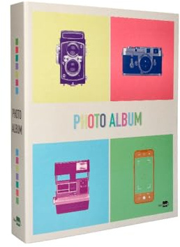 Liderpapel Album DE Fotos Anillas con 20 Hojas Autoadhesivas