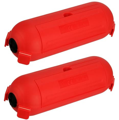 Lot de 2 Boitiers Etanches de Protection XXL IP44, Résistants aux Chocs, Câbles, Fiches