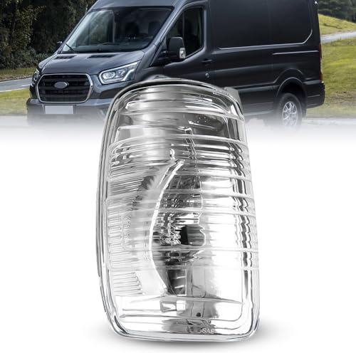 ROBUST Wing Mirror Indicator Lamp Lens Clear Left Passenger Side for Ford Transit Mk8 2019 Onwards 1910471 BK3113B381CA 1823875