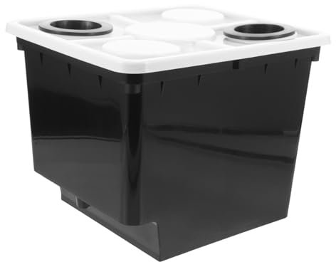 Mikikit Barile per Coltivazione Secchio Idroponico per Piantagione Forniture per Secchio per delle Piante Fioriere in Plastica Scatola per Coltivazione
