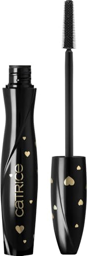 Catrice VALENTINE WHO? Glam & Doll Volume Mascara, Nr. C01, Schwarz, volumengebend, definierend, verlängernd, matt, vegan, ohne Mikroplastikpartikel, Nanopartikel frei, ohne Parfüm, 1er Pack (10ml)