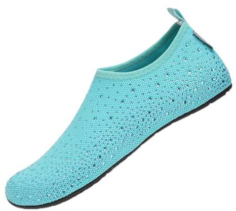 Chaussure d'eau Water Shoes Chaussure Aquatiques Homme Femme, Chaussures de Plage de Mer de Piscine Sandales Plastiques, Anti Sable Antidérapant Sèche Vite, sur la Plage ou Yoga