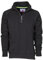CHEMAGLIETTE! Miami + Sweatshirt aus Baumwolle mit halbem Reißverschluss in Payper, Schwarz , XL