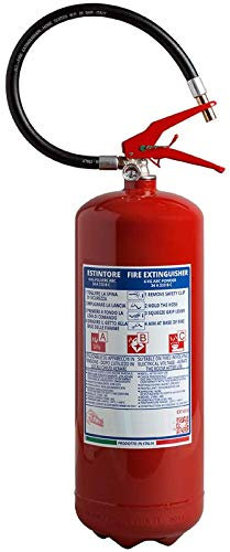 ESTINTORE KG 6 POLVERE - CODICE 21063 M6 - 34A-233BC - UNI EN 3-7