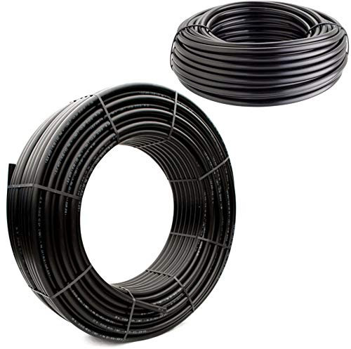 Bradas® Verlegerohr Wasserrohr Garten PE Rohr Ø 25mm 100m | Wasserleitung Kunststoff Schlauch Bewässerungssystem Gartenschlauch Zentrale Versorgungsleitung Bewässerung Sprinklersystem Pipeline