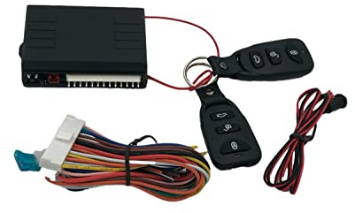 Coche de Entrada sin Llave,Kit Universal de Bloqueo Remoto de Puerta Aiuphing,Kit de Bloqueo Central Remoto para Coche,Sistema antirrobo de Cerradura de Puerta de vehículo con 2 Controladores remotos