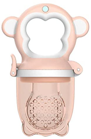 Bexdug Futterautomat für Babynahrung - Tragbarer Schnuller für frische Lebensmittel mit lebensmittelechtem, weichem, sicherem Silikon | Weiches Zahnungsspielzeug für Babys, Kleinkinder, Säuglinge