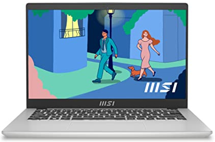 MSI Modern 14 (C12M-638UK) 14.0 FHD IPS-Level, Intel 12th Gen i5-1235U, Intel Iris Xe Graphics DDR IV 8GB (3200MHz), 512GB NVMe PCIe SSD, Intel WIFI 6, Windows Home 11 - Urban Silver