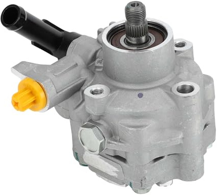 A ABSOPRO Pompa Servosterzo No.34430AG03A/34430AG050 Pompa Assistita per Subaru Forester 2009-2013 H4 2.5L per Subaru Impreza 2008-2014 Lega di Alluminio Tono Argento Costante