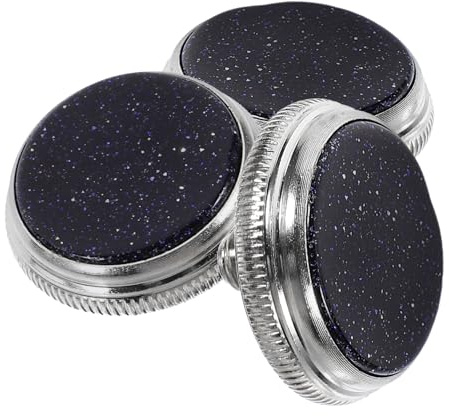 SAFIGLE 3 Botones De Pistón Para Trompeta Accesorios De Hebilla Para Instrumentos Musicales De Metal Piezas De Repuesto De 0.59In Para Reparación Y Mantenimiento