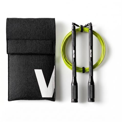 Velites Comba Cyclone para Crossfit y Entrenamiento, Saltos Dobles, Negro