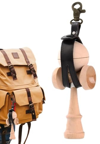 Kendama – bälte – Kendama bälte clip, Kendama – lagerhölster | Leksaksremförvaring, japanskt svärdboll läderhölje barn för vuxna utbildningstävlingskompetens boll förvaring hängande Ba