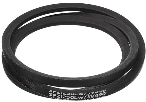 sourcing map SPZ-1250 Drive Wedge Belt V-Belt Industrial Power Rubber Transmission Belt 1250mm Pitch Girth,10mm Width, 8mm Height, 1263mm Outer Girth