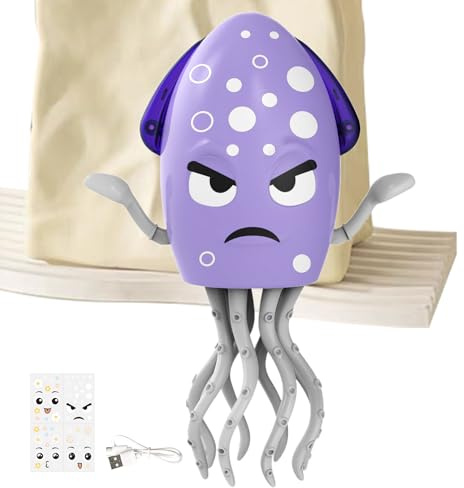 Squid Toy Elektrisk Krypande Octopus | Gungande Robot Med Och Musik Läraktiviteter För Småbarn Pojkar Födelsedagsfest Present