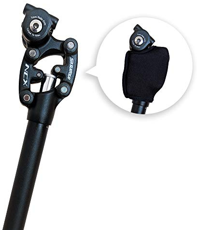 SR Suntour SP12 NCX Suspension Seatpost with Cover (30.9mm x 350mm), Size 30.9 