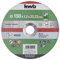 kwb 712115 AKKU-TOP disco da taglio extra sottile 150 mm Speed, 150 x 1,2 per smerigliatrice angolare, disco flessibile adatto per acciaio inossidabile + metallo, foro 22,23 mm, 150x1,2
