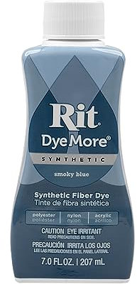 Craft County Synthetic Rit Farbstoff Flüssiger Stofffarbstoff „Breite Auswahl an Farben“ 7 Unzen – Rauchiges Blau