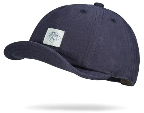 Clape Short Brim Baseball Cap Cotton Soft Adjustable Short Peak Hat