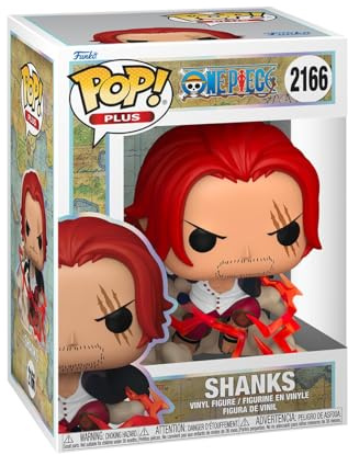 Funko POP! Plus: One Piece - Shanks - Figura in vinile da collezione - Idea regalo - Prodotto ufficiale - Giocattoli per bambini e adulti - Modello di figura per collezionisti ed esposizione