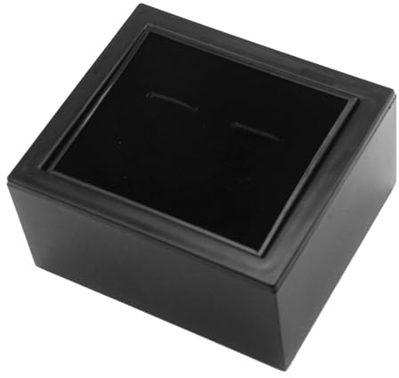 Guohetuk Manschettenknopfbox, Schmuckaufbewahrungsbox, Ohrringbox, Manschettenknopfclip, Geschenkbox für Herren, Verpackung für Manschettenknöpfe