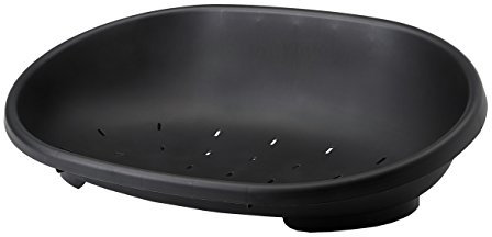 Savic Hundebett im Snooze-Stil, Schwarz, 80 x 56 x 25 cm, Größe L