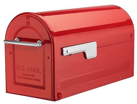 ARCHITECTURAL MAILBOXES 7900-7R-SR Boulder Boîte aux Lettres Rouge