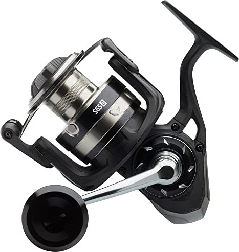 Savage Gear SGS8 Rolle 18000 FD - Meeresrolle zum Großfischangeln, Angelrolle für Norwegen, Meeresrolle zum Hochseefischen, Hochseerolle