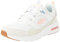 Skechers, Skech-Air Court Cool Avenue Mujer, Off White Leather Mesh Multi Trim, 41 EU