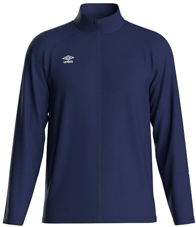 Umbro Mens Total Training Knitted Track Jacket XL Navy/White