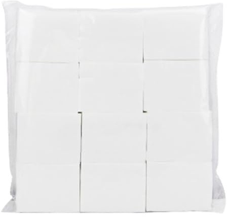 1200 Piezas Sin Pelusas Toallitas para Uñas, Celulosa para Uñas, Almohadillas para Limpiar Uñas, Limpieza de Uña para Esmalte de Uñas Cara Ojos Labios Removedor(Blanco)