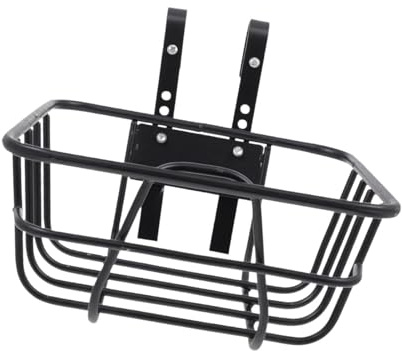 Perfeclan Cestino per Biciclette Anteriore Cestino Anteriore Cesto vegetale Accessori per Biciclette di Ciclo Cestino per Bici da carico, 30cmx32cmx12cm