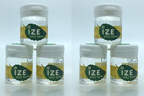 WARIZZA 6 x Thai Aromatic Gel IZE Jelli Balm II Inhalation Relieve Dizziness & Insect Bites 7 g. Travel Size