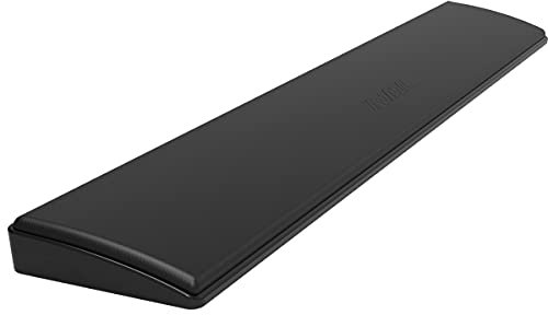 Handgelenkauflage für 104 Tasten Tastatur in voller Größe Anti-Rutsch-Gummifüße Memory Foam Handgelenkpolsterunterstützung für Computer Laptop Tippen Arbeiten Gaming 16,9 * 2,8 * 0,8 Zoll, schwarz