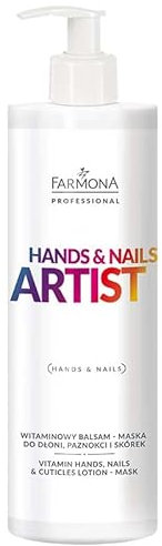 HANDS & NAILS ARTIST Vitamina Loción Mascarilla para manos, uñas y cutículas, 280 ml