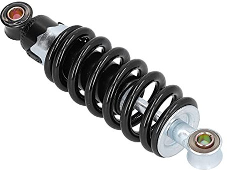 Ammortizzatore per ATV 200mm, Molla Regolabile a 5 Livelli, Foro 10mm, Acciaio al Carbonio, Ammortizzatore Universale con Pressione della Molla per Go Kart ATV Quad Damper Bike