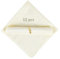 AZKEEGREY 12 Stück Weich Stoffservietten Beige Servietten Stoffähnlich, Polyester Beige Servietten 48 x 48 cm für Feiern Hochzeit Veranstaltungen Heimgebrauch